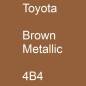 Preview: Toyota, Brown Metallic, 4B4.